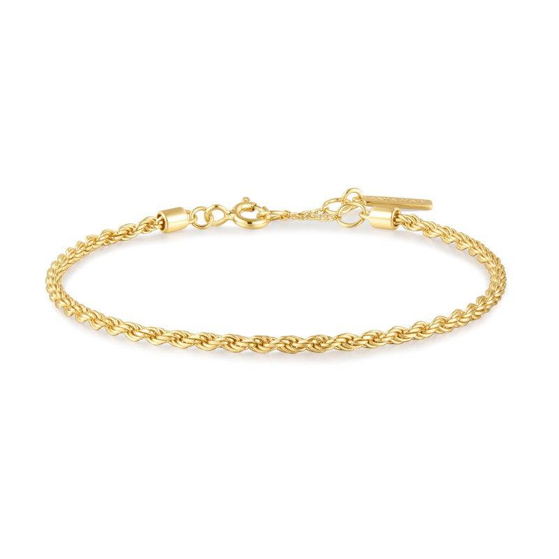 Ania Haie Gold Rope Twist Bracelet