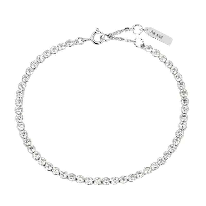 Ania Haie Gold Row Bezel Set Bracelet