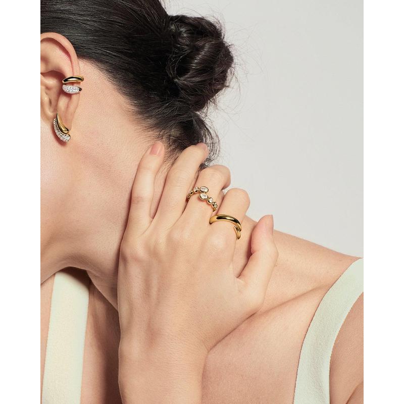 Ania Haie Gold Spiral Adjustable Ring