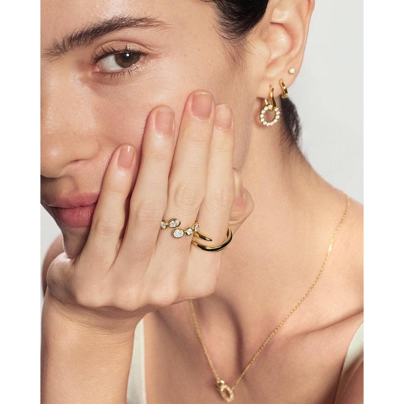 Ania Haie Gold Spiral Adjustable Ring