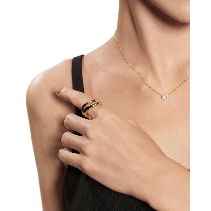 Ania Haie Gold Spiral Adjustable Ring