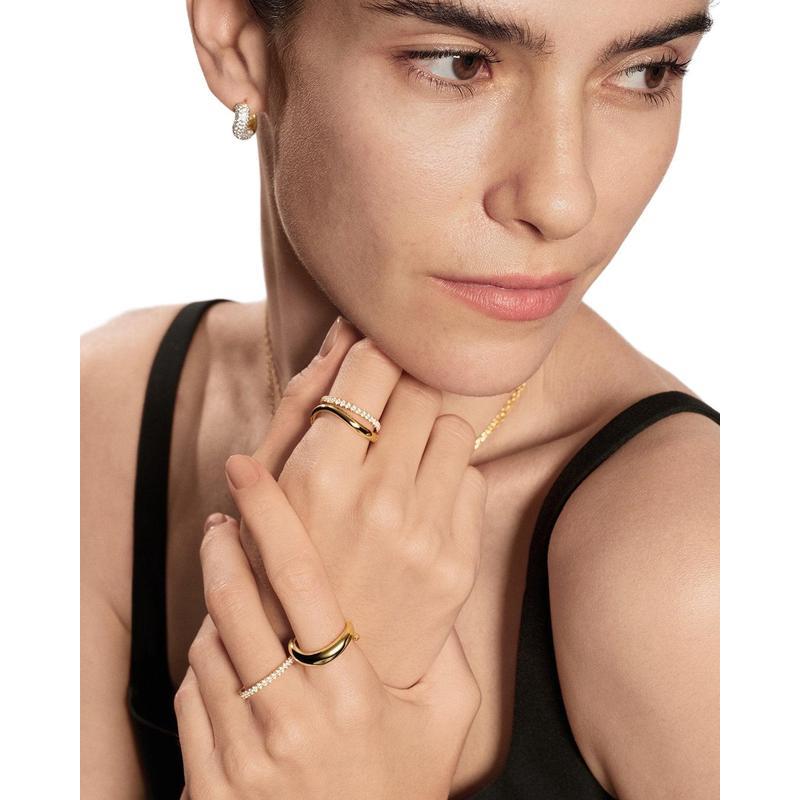 Ania Haie Gold Spiral Adjustable Ring