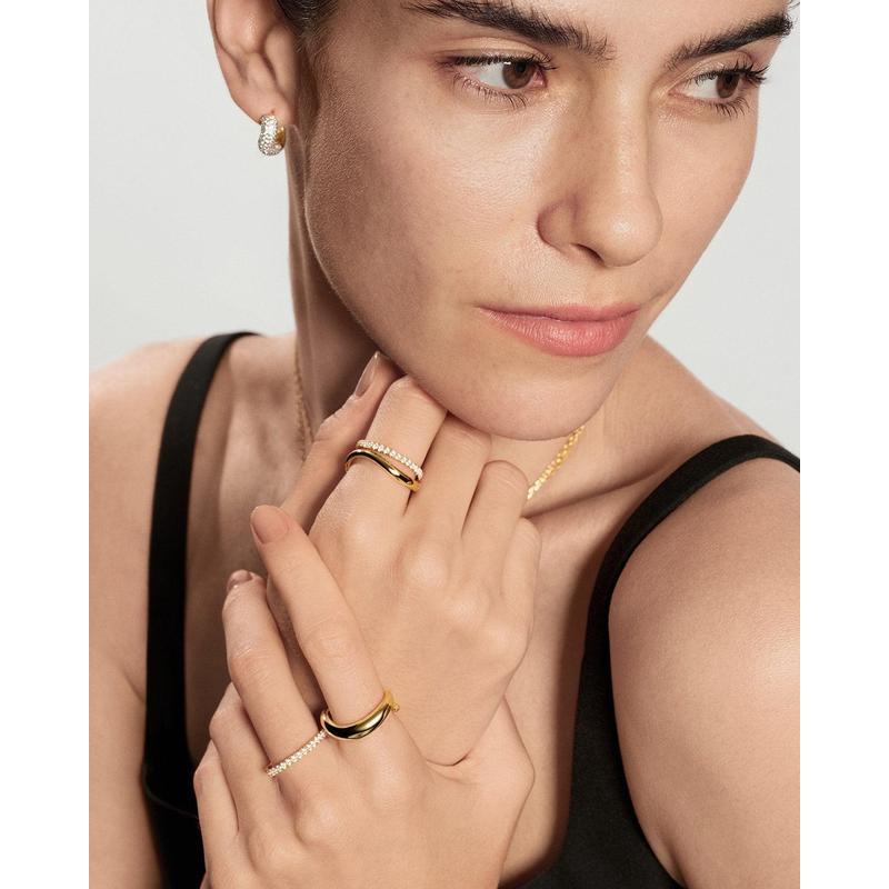 Ania Haie Gold Spiral Adjustable Ring