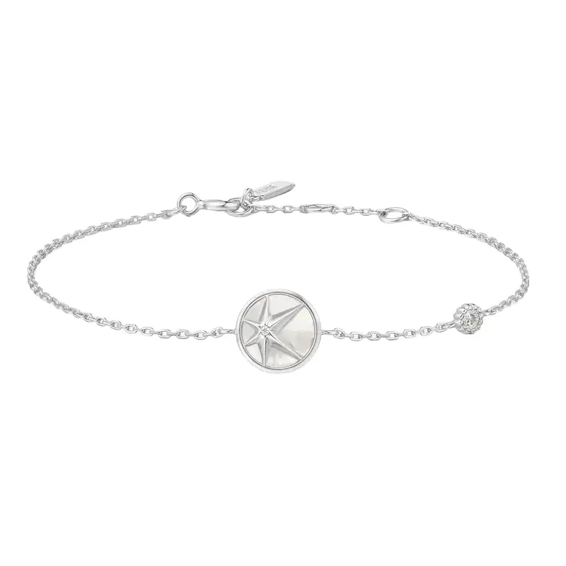 Ania Haie Gold Star Mother-of-Pearl Bracelet