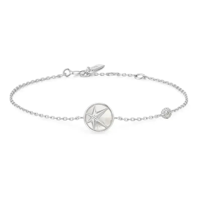 Ania Haie Gold Star Mother-of-Pearl Bracelet