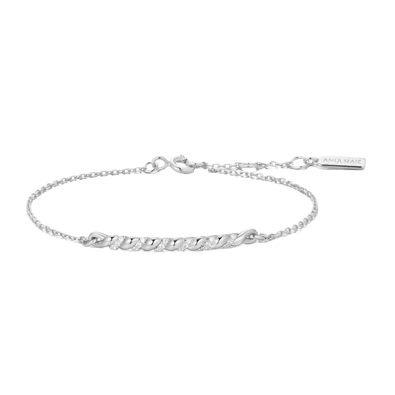 Ania Haie Gold Twisted Bar Bracelet