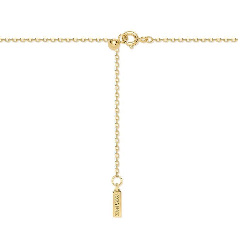 Ania Haie Gold Twisted Rope Lariat Necklace