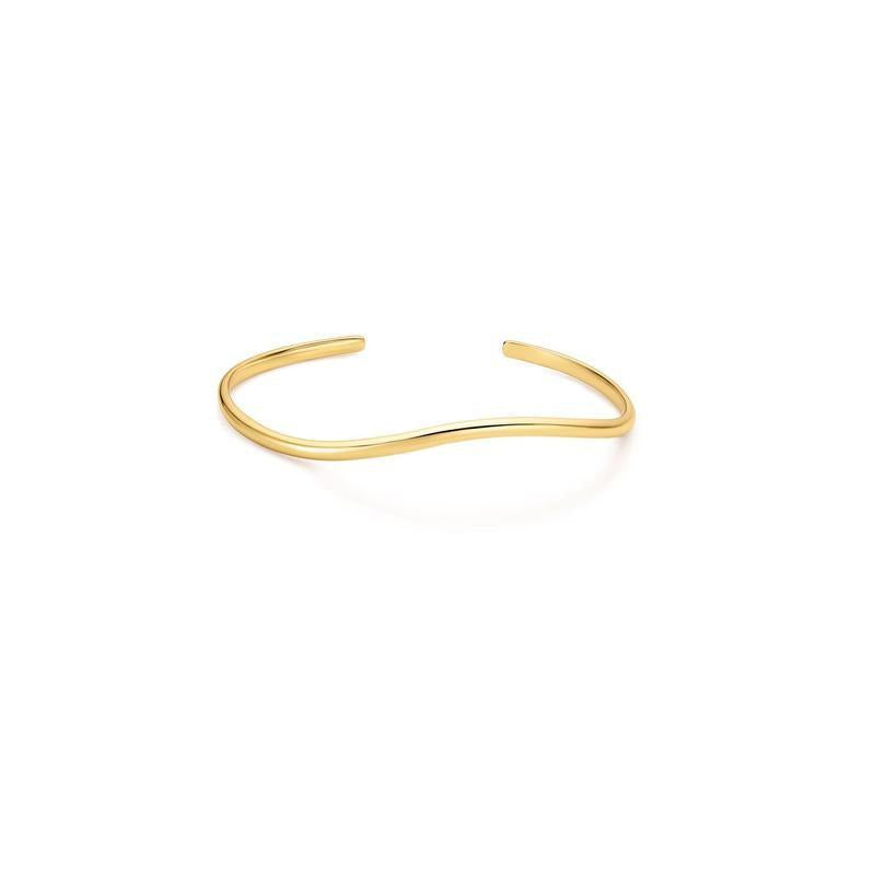 Ania Haie Gold Wave Cuff Bracelet