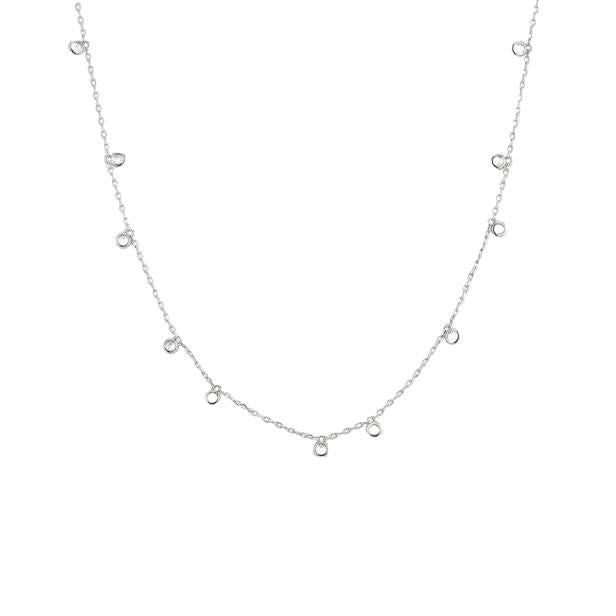 Ania Haie Graduated Bezel Round Drop Station Women's Necklace