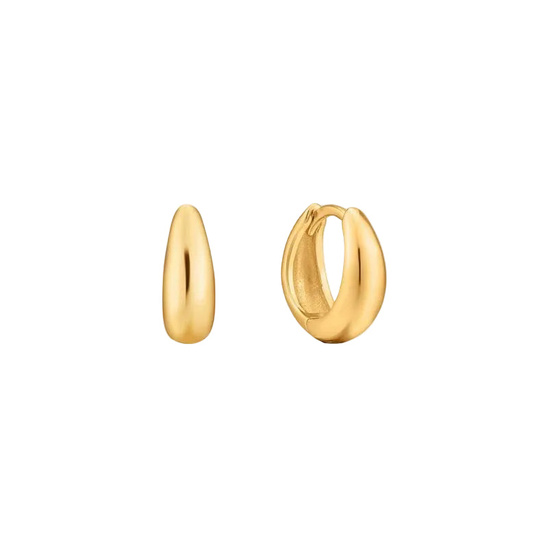 Ania Haie Gold Luxe Huggie Hoop Earrings