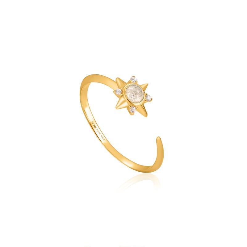 Ania Haie Midnight Star Adjustable Ring