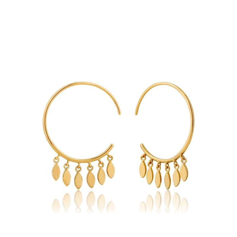 Ania Haie Multi-Drop Hoop Earrings