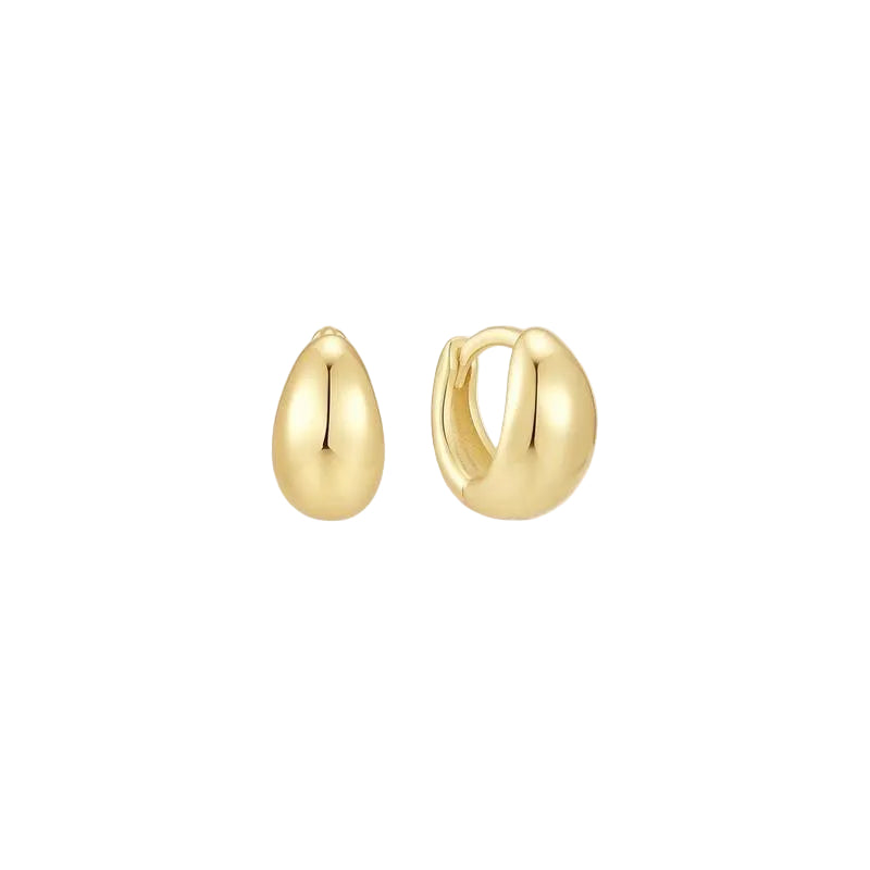 Ania Haie E076-11G Women's Huggie Hoop Earrings