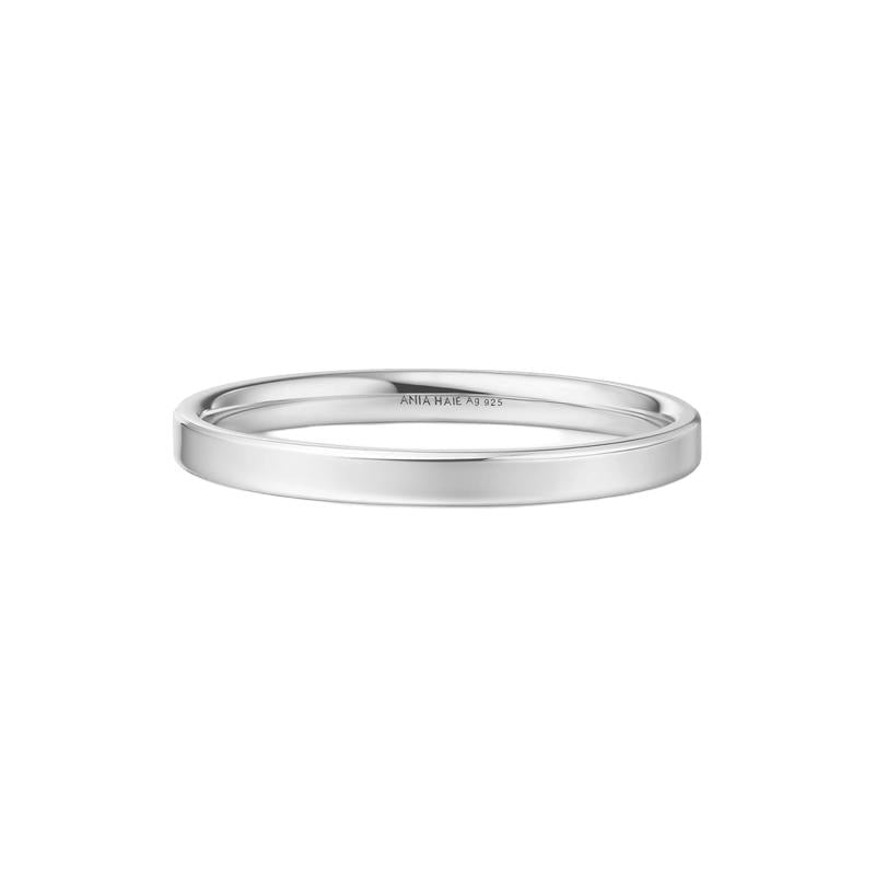 Ania Haie Silver 2mm Smooth Band