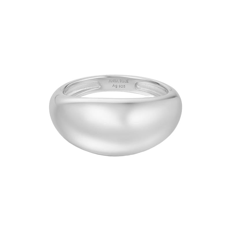 Ania Haie Silver Bold Dome Ring