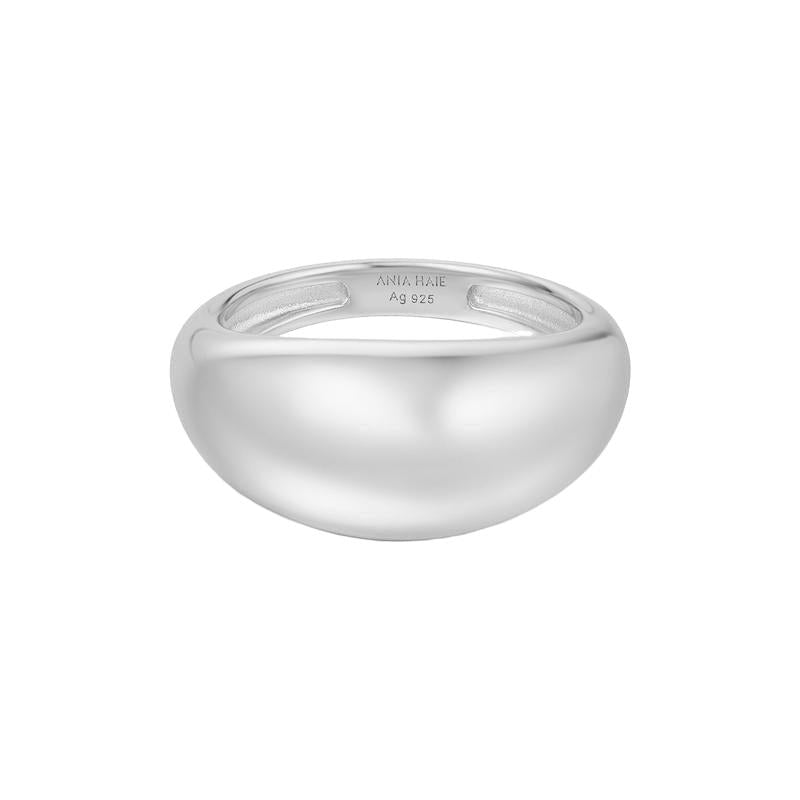 Ania Haie Silver Bold Dome Ring