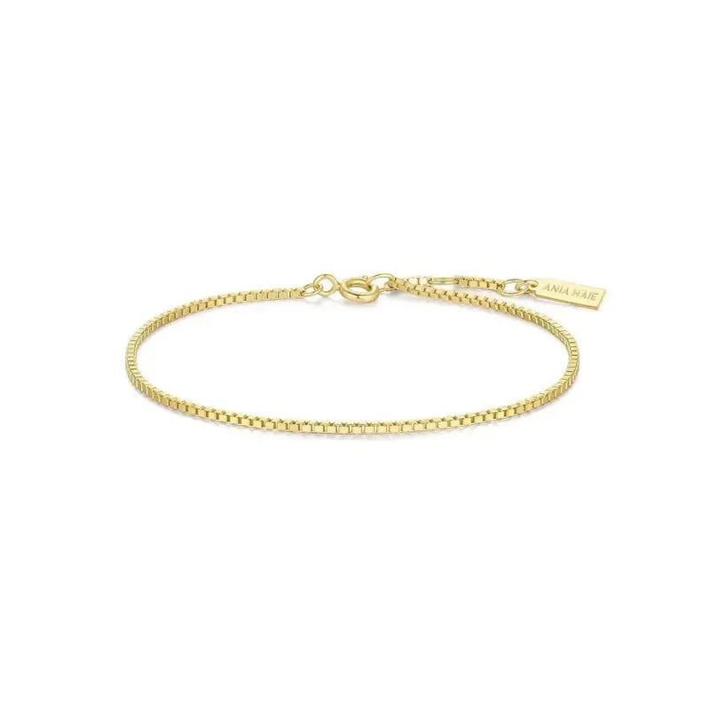 Ania Haie Silver Box Chain Bracelet