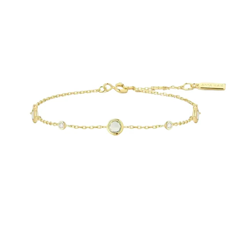 Ania Haie Silver Bracelet with White Cubic Zirconia