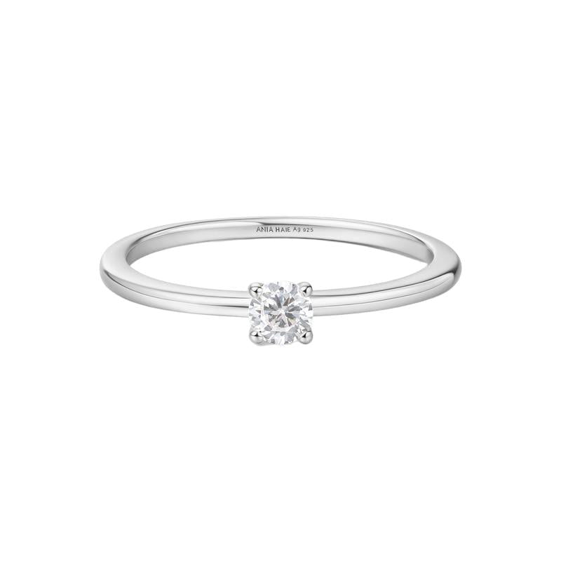 Ania Haie Silver Classic Slim Stacking Ring