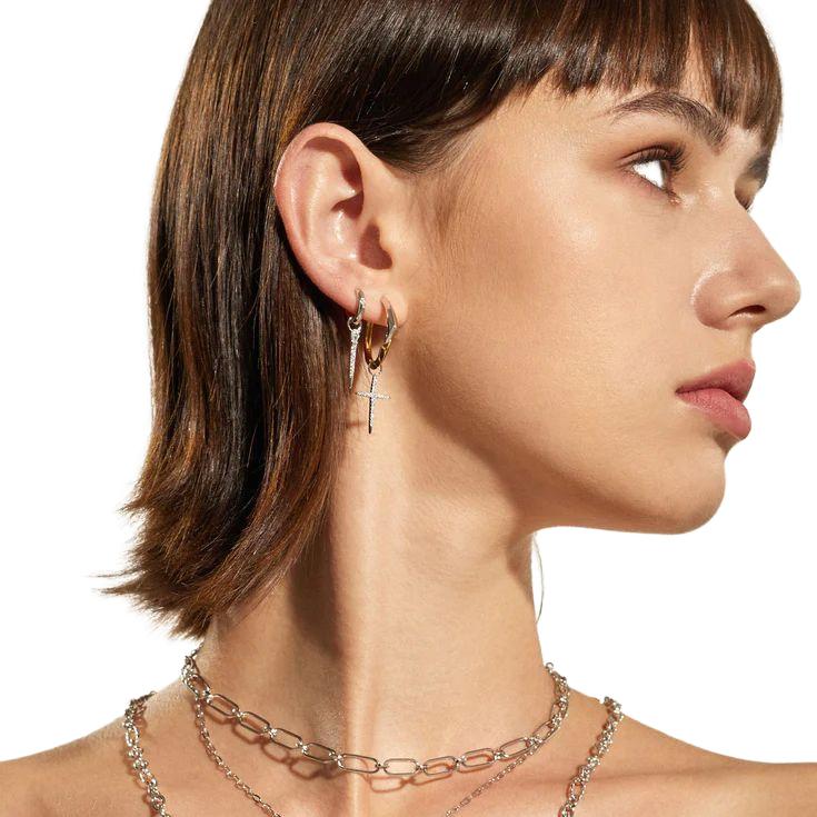 Ania Haie Silver Cross Earring Charm