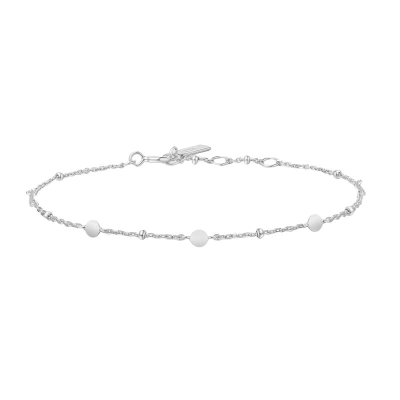 Ania Haie Silver Disc Station Bracelet