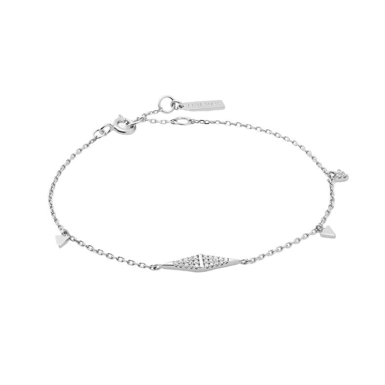 Ania Haie Silver Geometric Chain Bracelet
