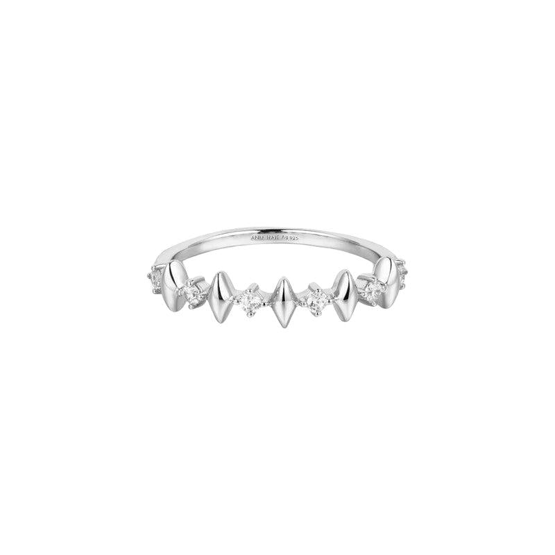 Ania Haie Silver Multi Sparkle Ring