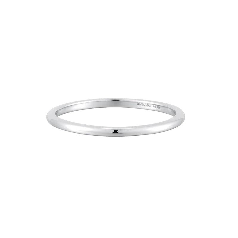 Ania Haie Silver Plain Ring