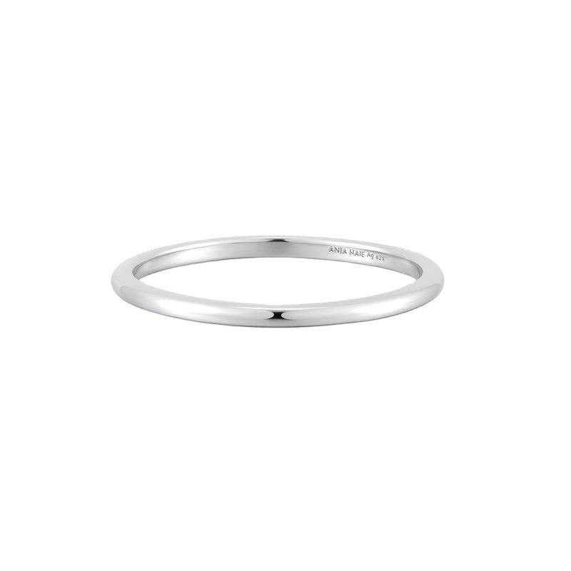 Ania Haie Silver Plain Ring