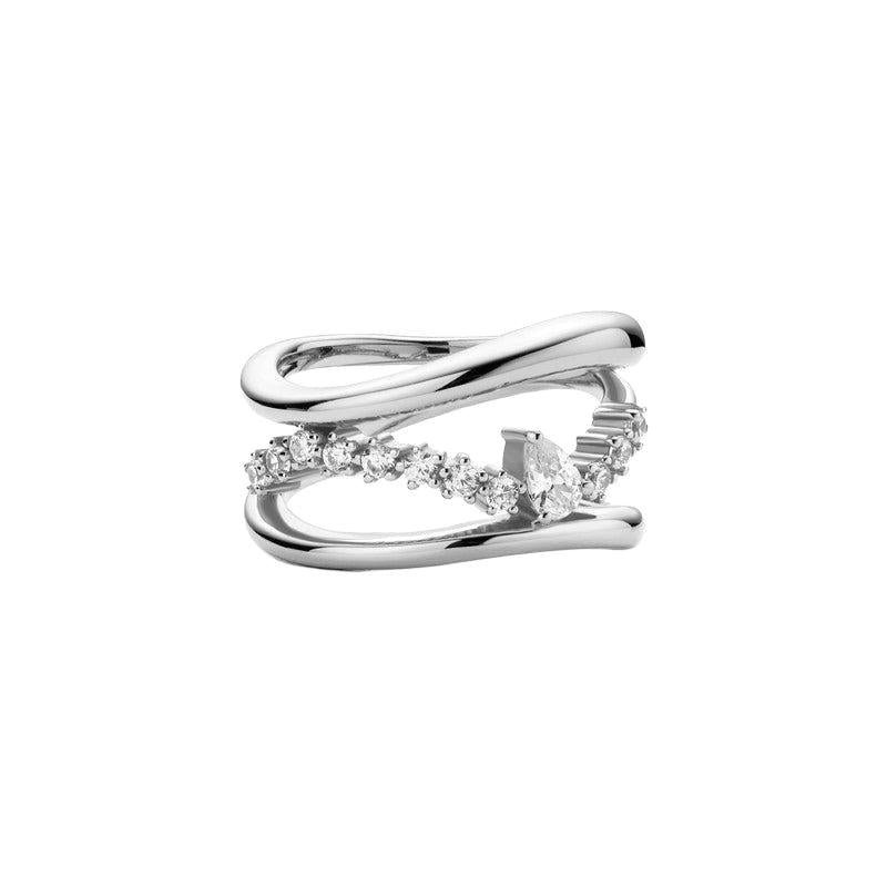 Ania Haie Silver Sparkle Ring