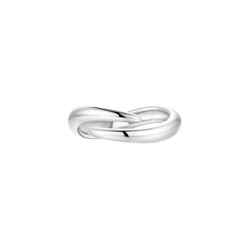 Ania Haie Silver Spiral Adjustable Ring