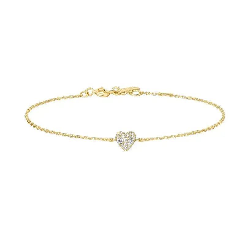 Ania Haie Silver Sweetheart Pavé Bracelet