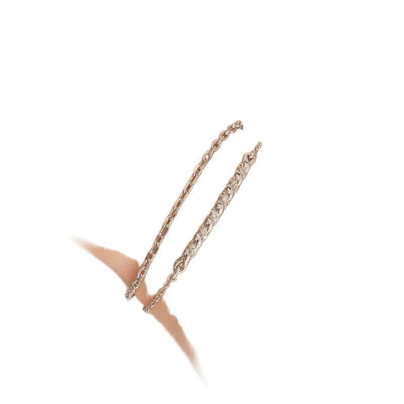 Ania Haie Silver Twisted Bar Bracelet