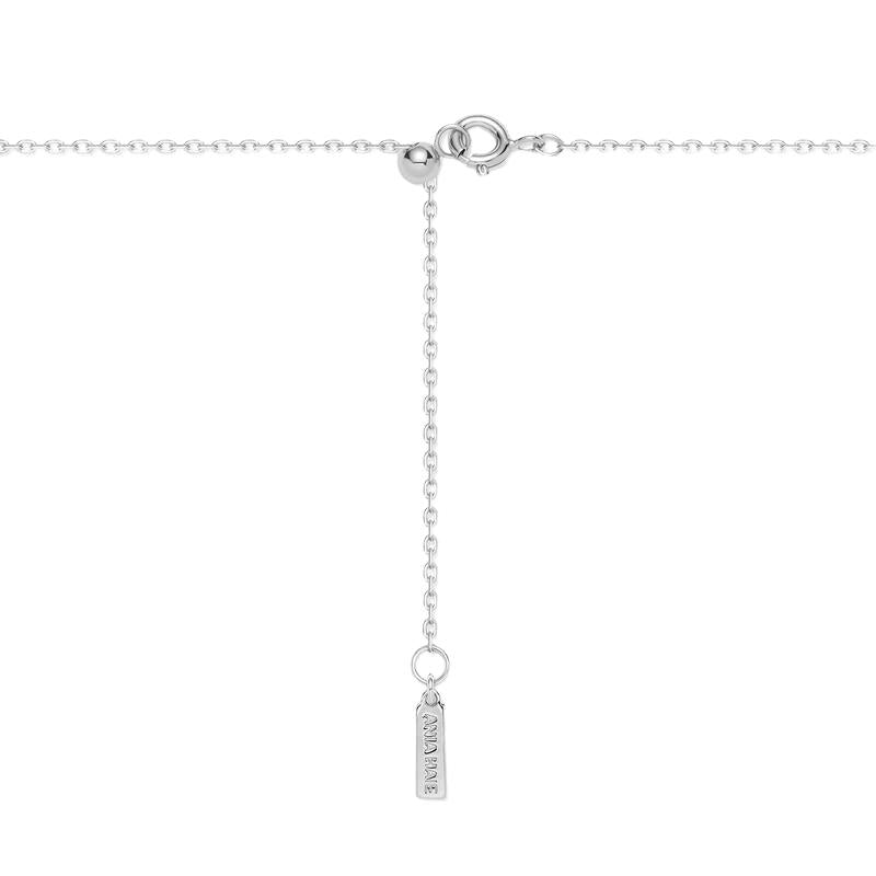 Ania Haie Silver Twisted Rope Lariat Necklace