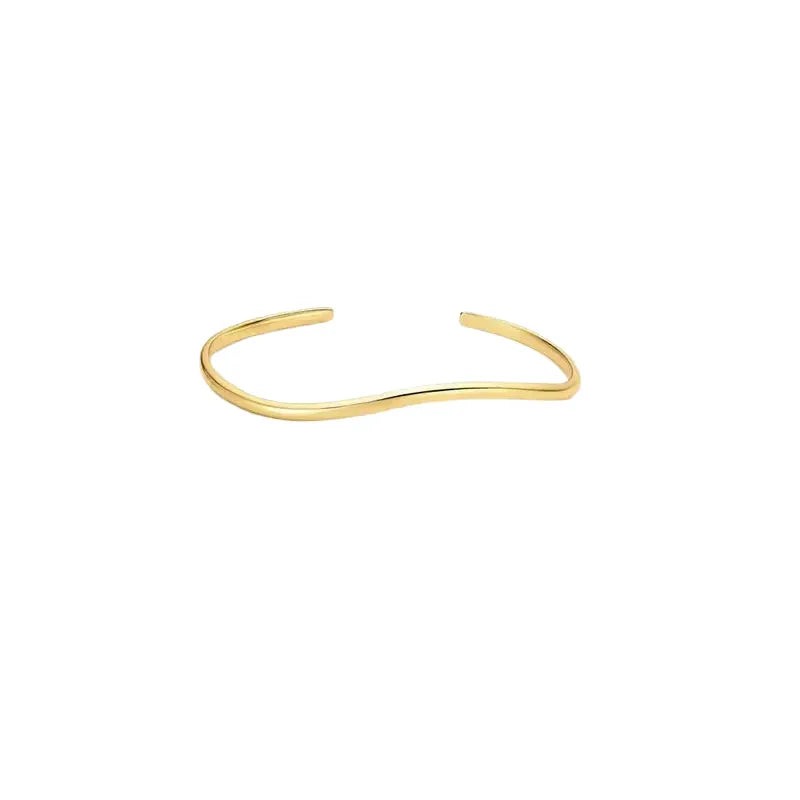 Ania Haie Silver Wave Cuff Bracelet