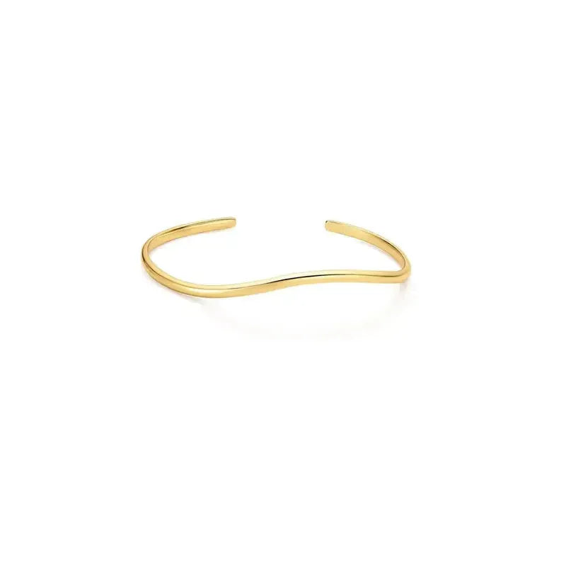 Ania Haie Silver Wave Cuff Bracelet
