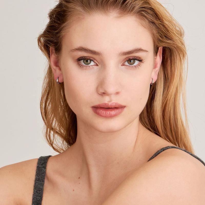 Ania Haie Single Spike Huggie Hoop Earrings