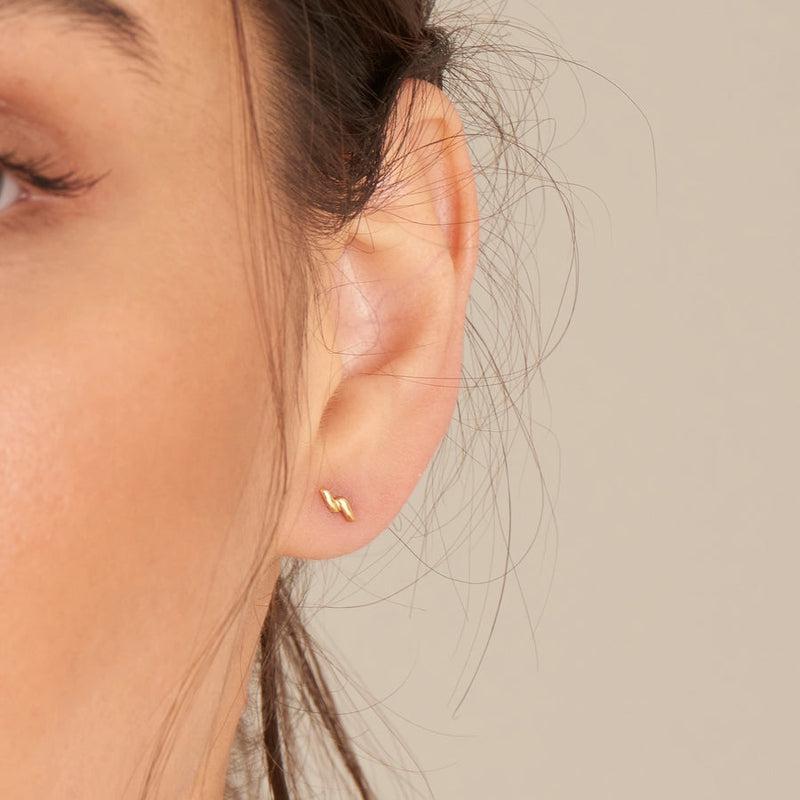 Ania Haie Smooth Twist Stud Earrings
