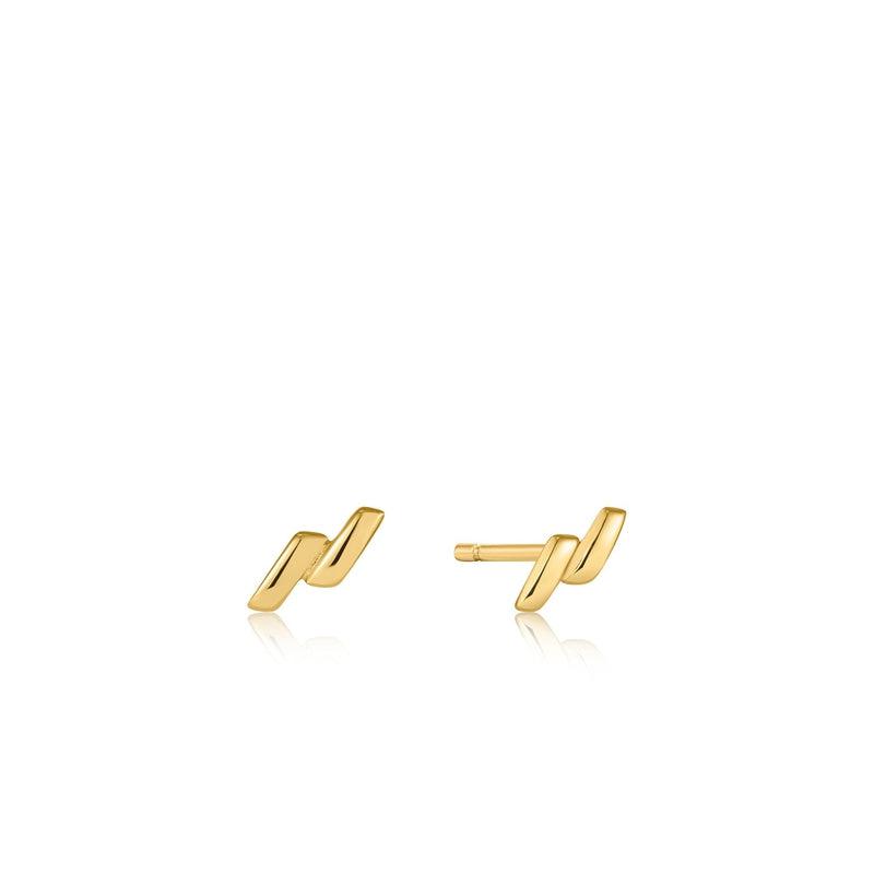 Ania Haie Smooth Twist Stud Earrings