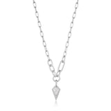Ania Haie Sparkle Drop Pendant Chunky Chain Necklace