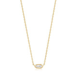 Ania Haie  Sparkle Emblem Chain Necklace