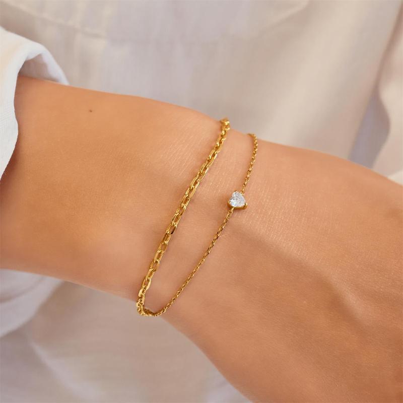 Ania Haie Sparkle Heart Bracelet