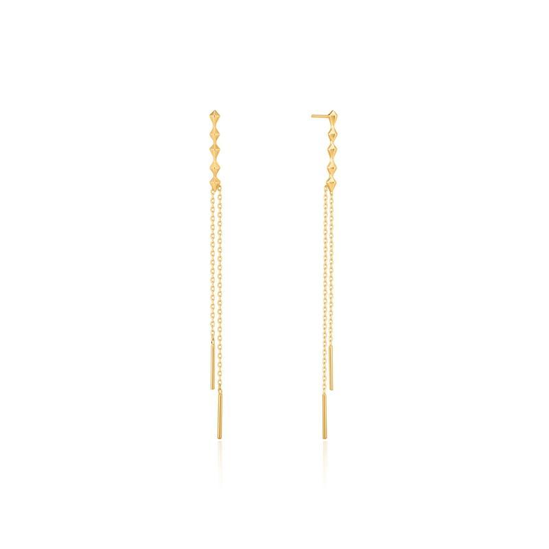 Ania Haie Spike Double Drop Earrings
