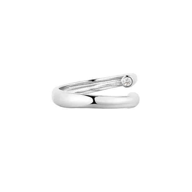 Ania Haie Spiral Bezel-End Adjustable Women's Ring