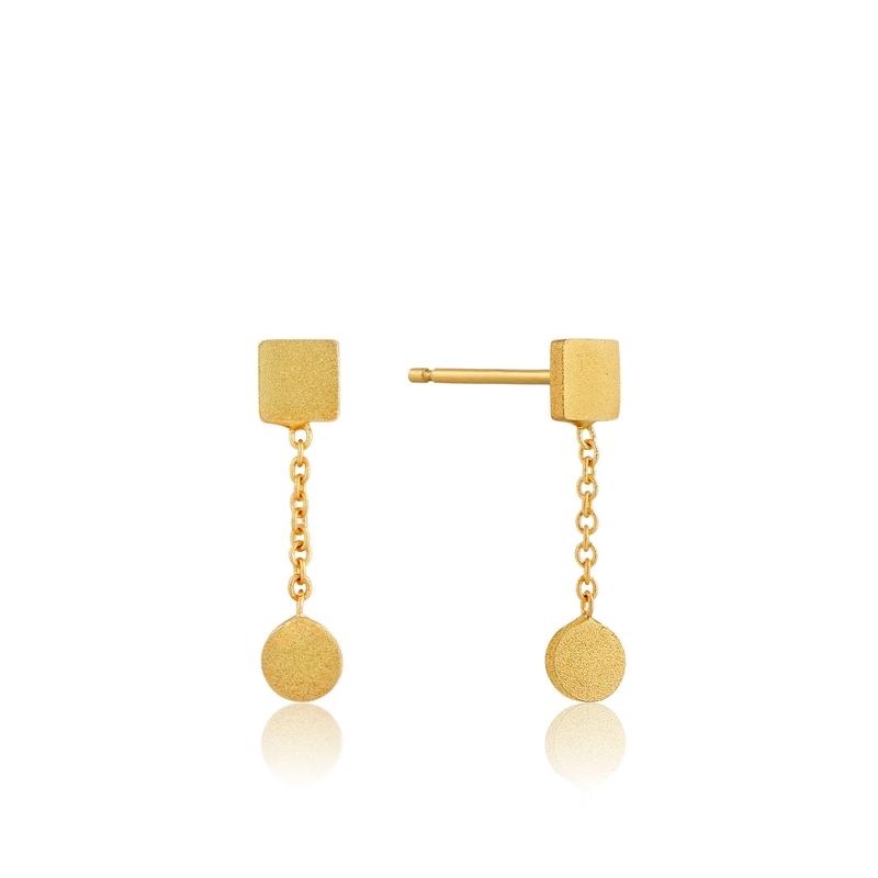 Ania Haie Two Shape Drop Earrings