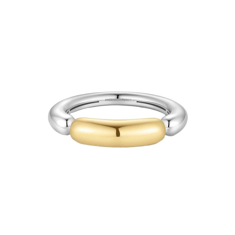Ania Haie Two-Tone Segmented Puffy Ring