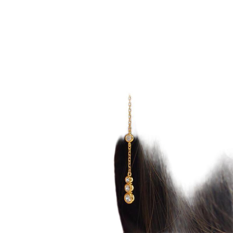 Ania Haie Yellow Gold Earrings