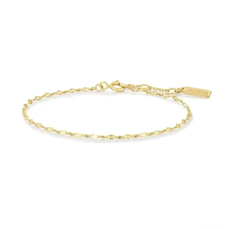 Ania Haie Zoom Silver Textured Chain Bracelet