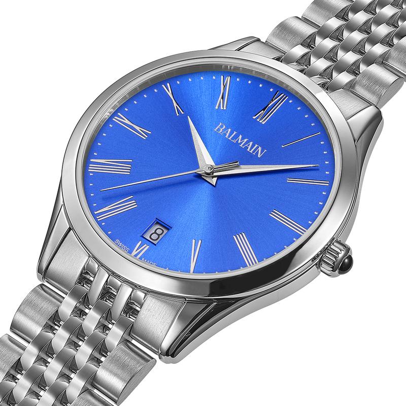 Balmain Classic R Gent Quartz Watch Blue Dial