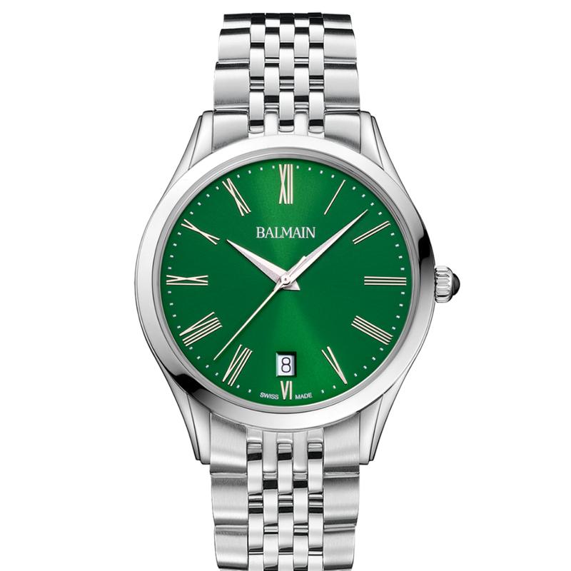 Balmain Classic R Gent Quartz Watch Green Dial